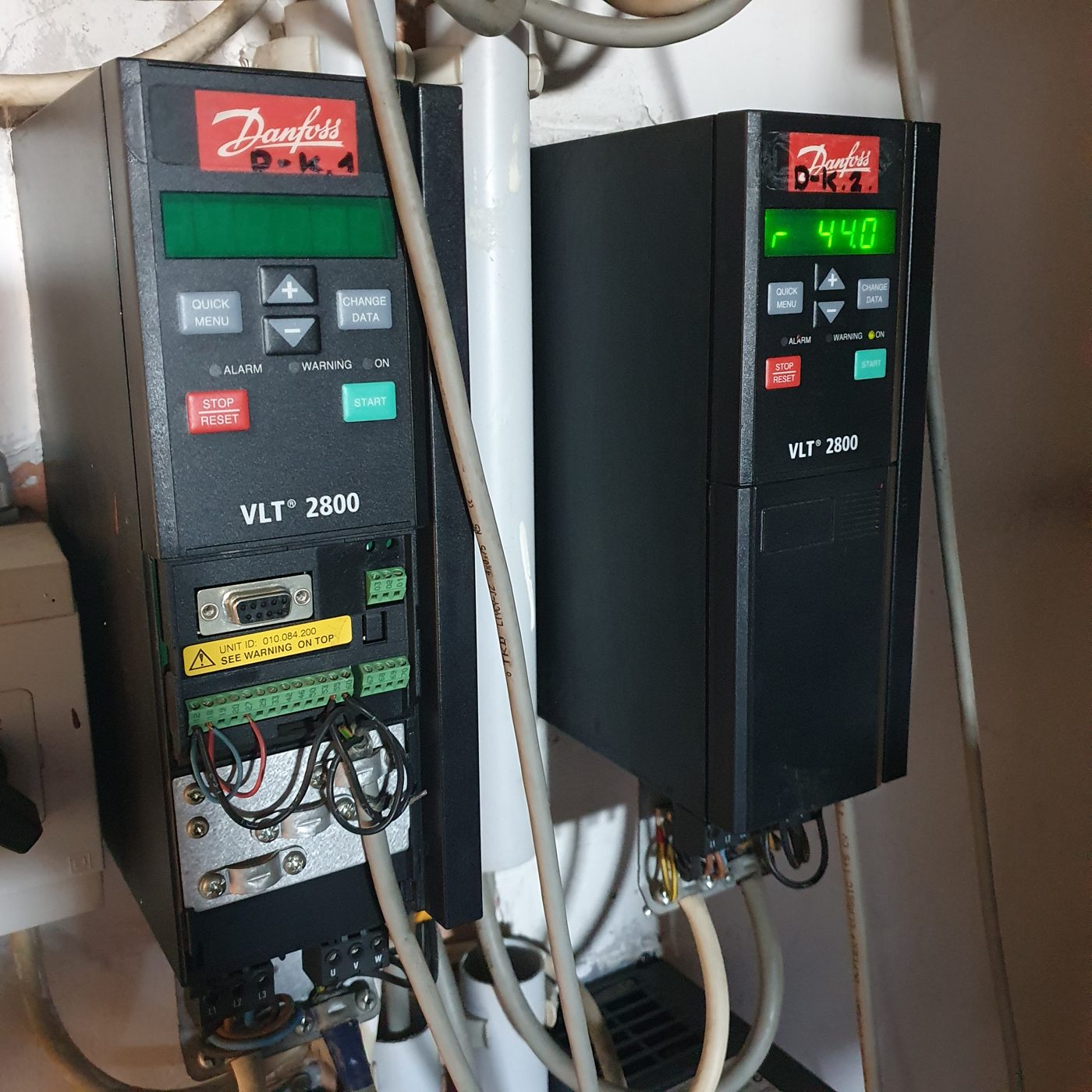 Danfoss VLT frekvenciaváltók ipari alkalmazásban